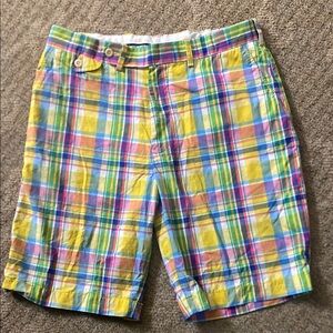 Ralph Lauren Multicolor Plaid Athletic Shorts
